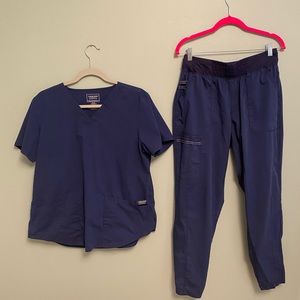 Navy Blue Cherokee Scrubs